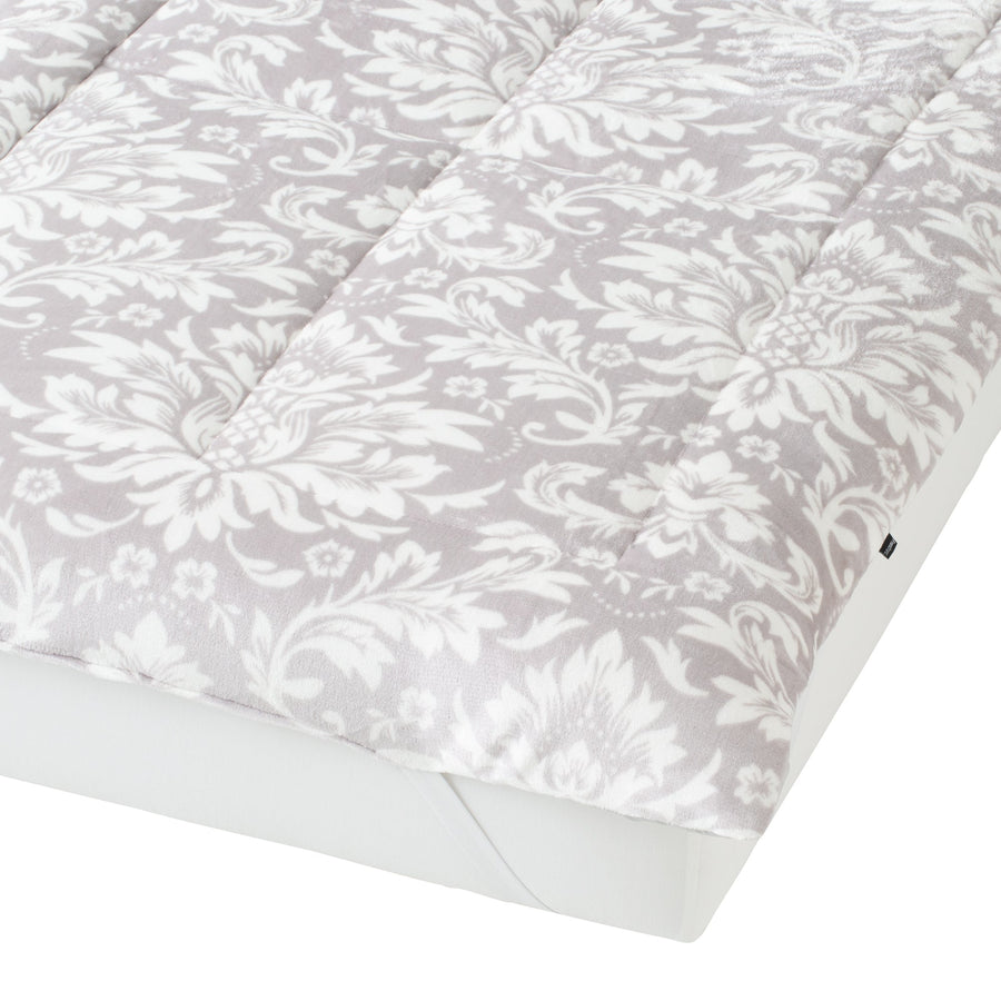 WARMY Damask Bed Pad Single Gray [2022 Model]