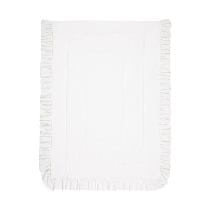 Fuwaro Cooling Quilt, Frill, Single, White