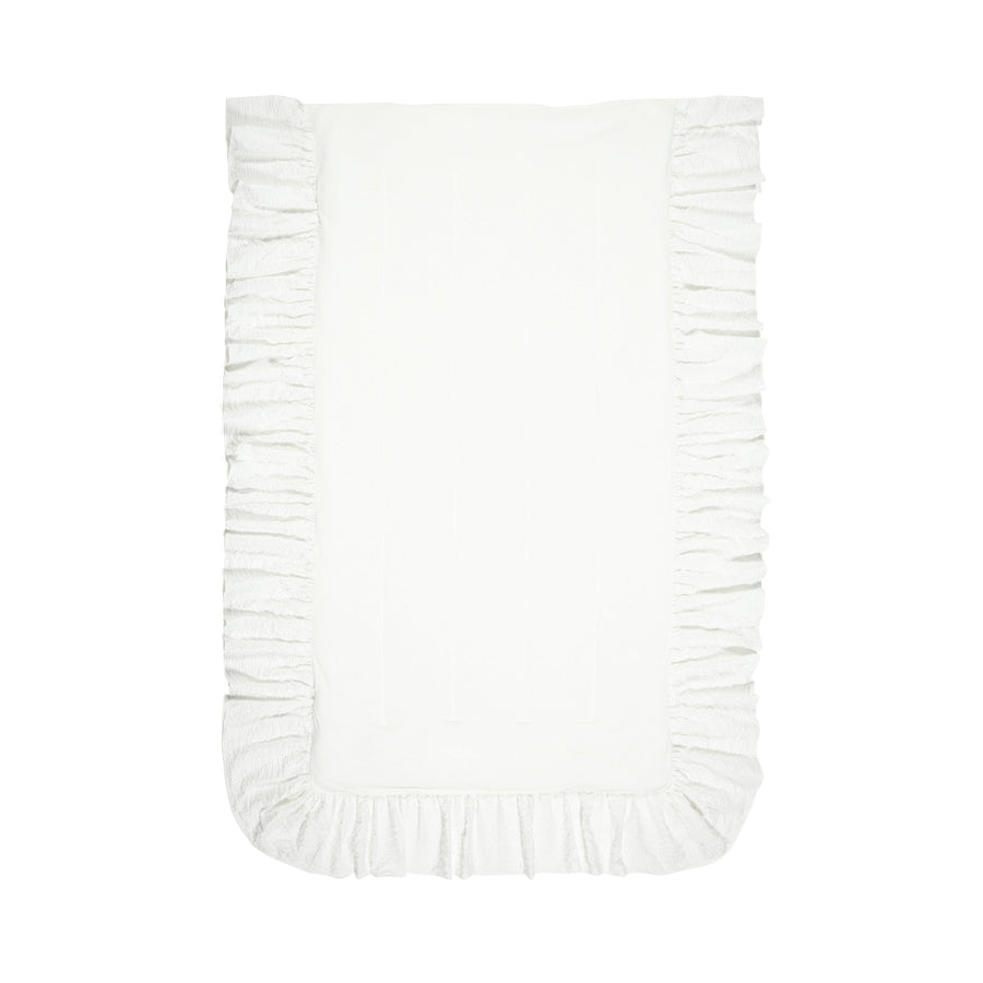 Fuwaro Cool Bed Pad Gathered Single White