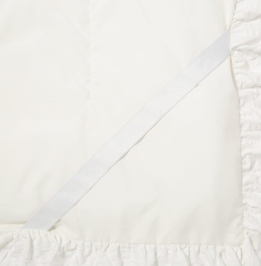 Fuwaro Cool Bed Pad Gathered Double White