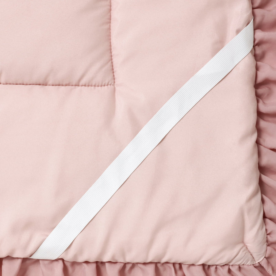 WARMY Ribbon Bed Pad, Semi-Double, Pink