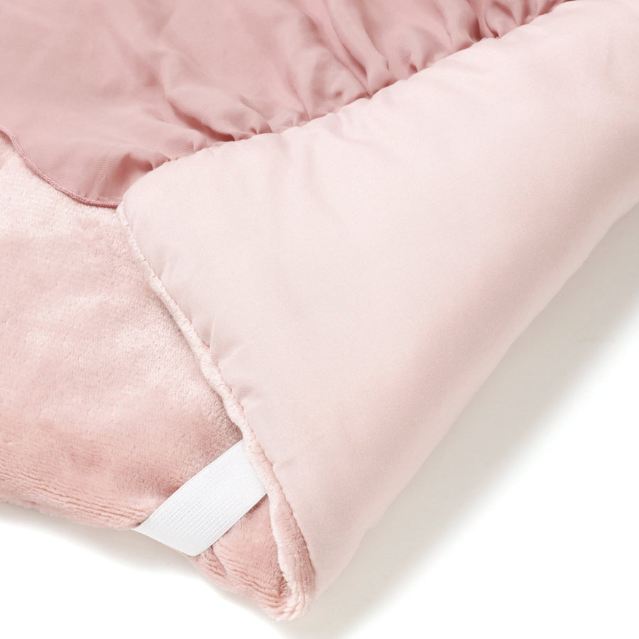 WARMY Ribbon Bed Pad, Semi-Double, Pink