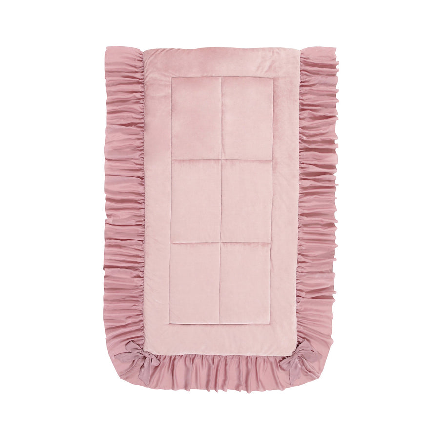 WARMY Ribbon Bed Pad, Semi-Double, Pink