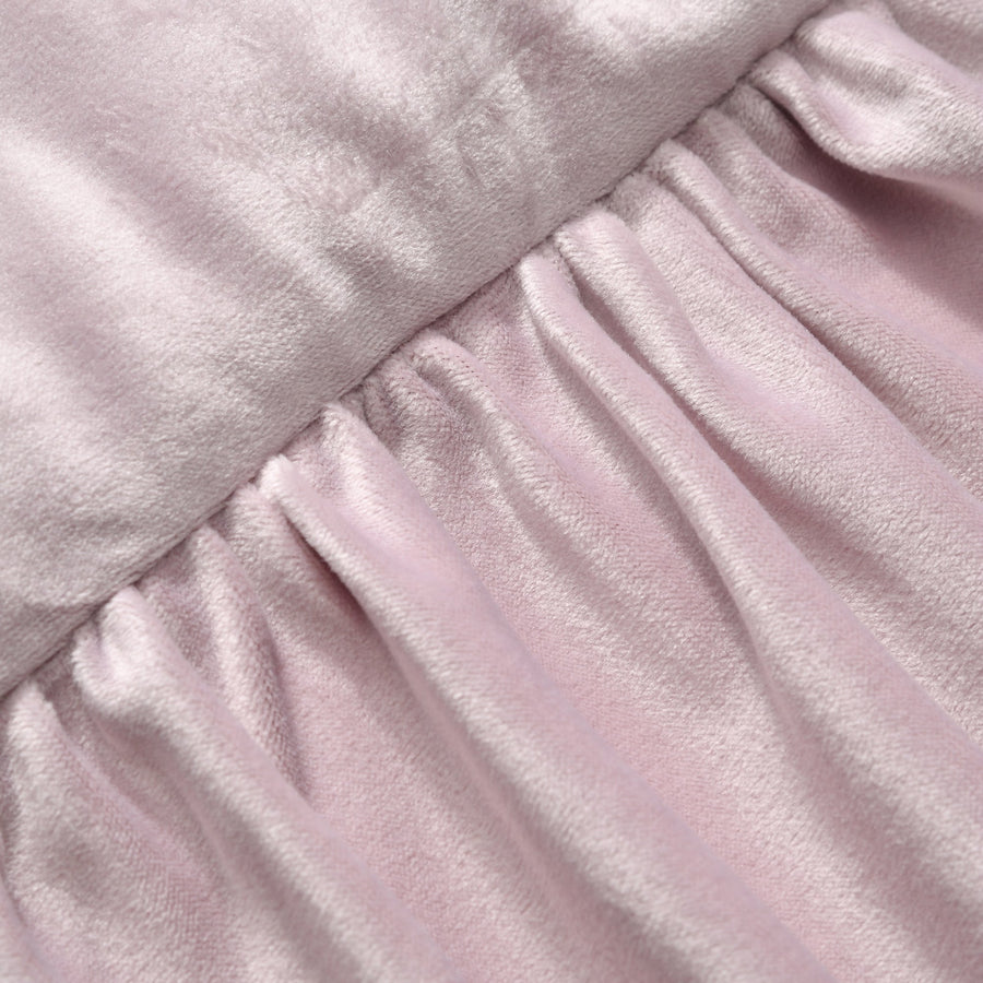 WARMY Frill Bed Pad, Single, Pink