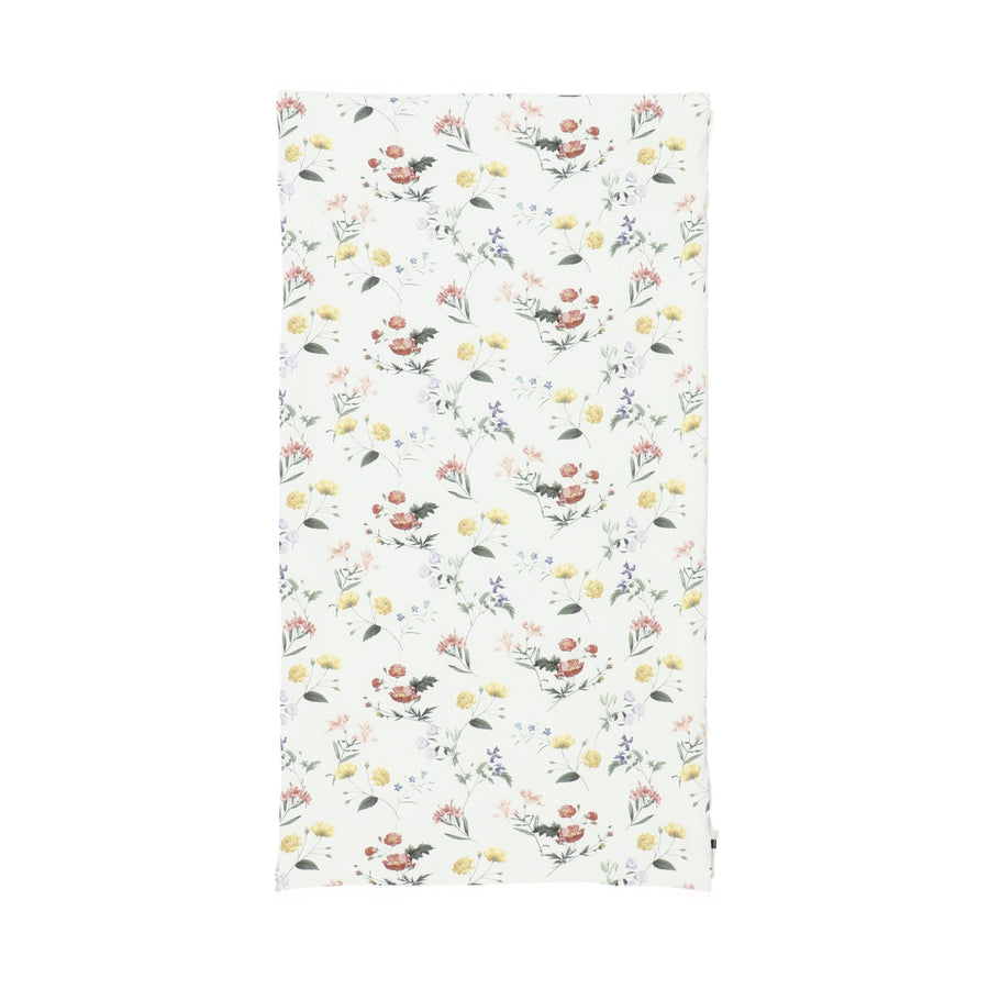 ふわろ冷感ベッドパッド マルチフラワー ダブル アイボリー【2024年モデル】