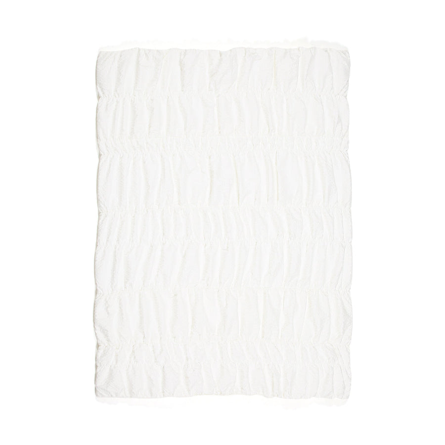 Fluffy Cooling Quilt, Gathered, Semi-Double, White