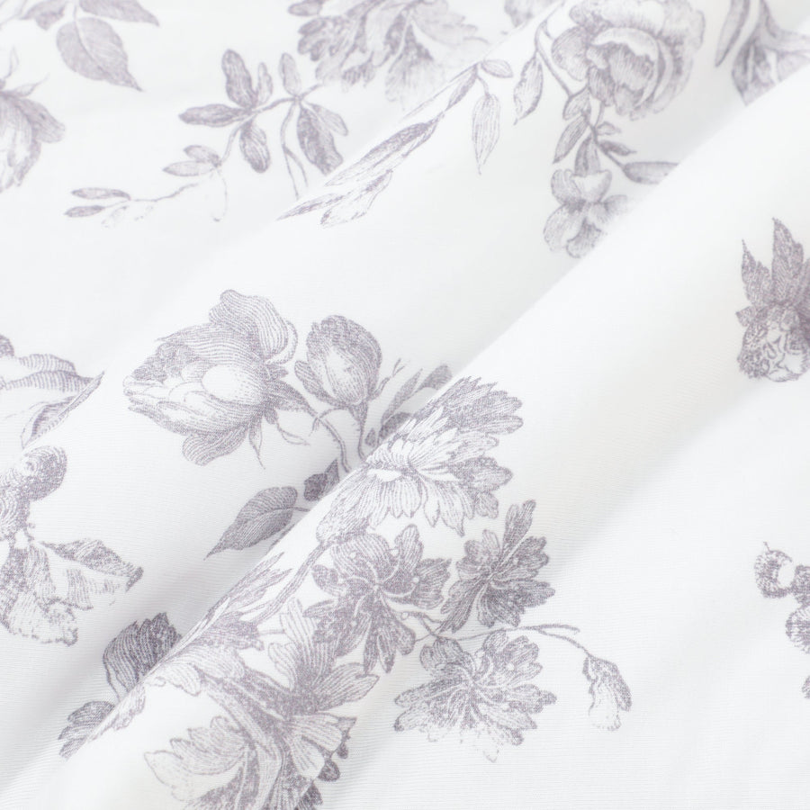 ふわろ 夏でもひんやりもちもち 肌掛けふとん クラシックフラワー ダブル