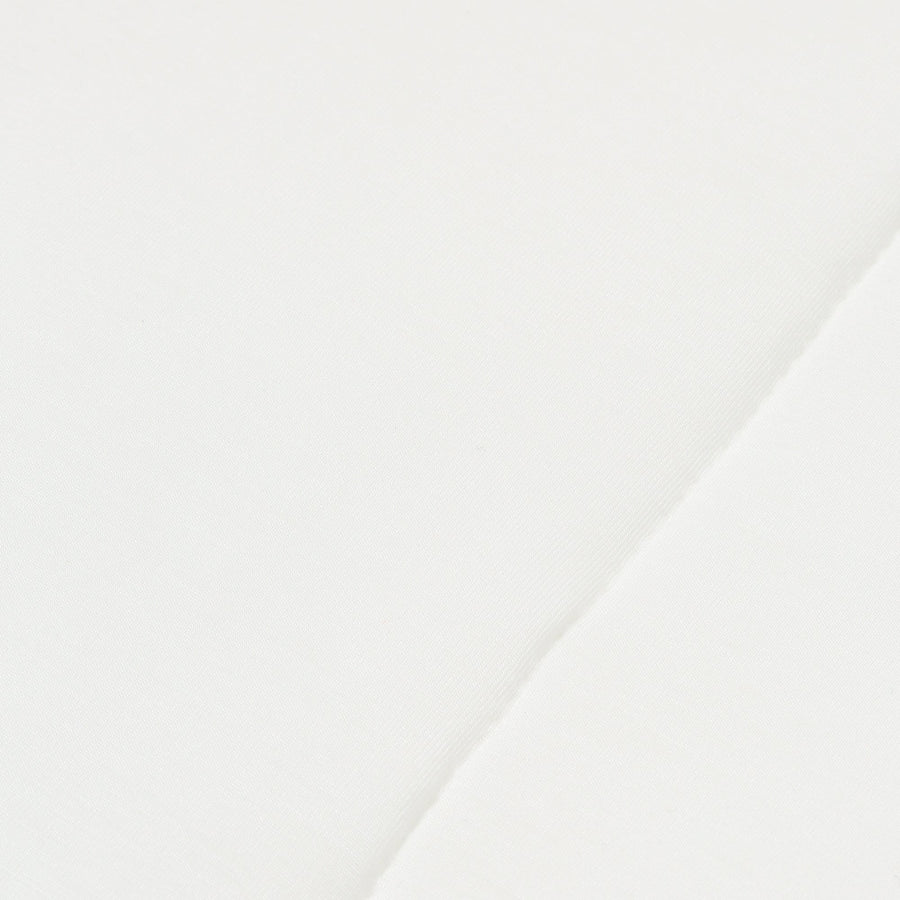 ふわろ 夏でもひんやりもちもち ベッドパッド フリル ダブル ホワイト