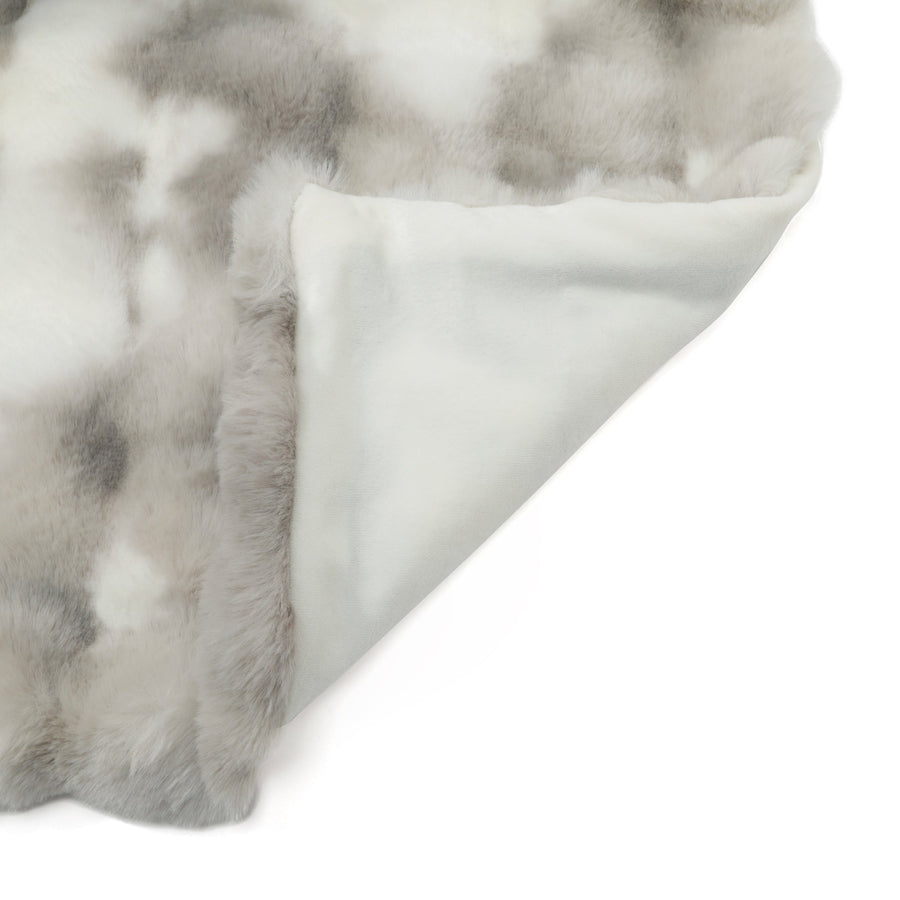 ポコモコファー こたつブランケット 1900×1900 グレー