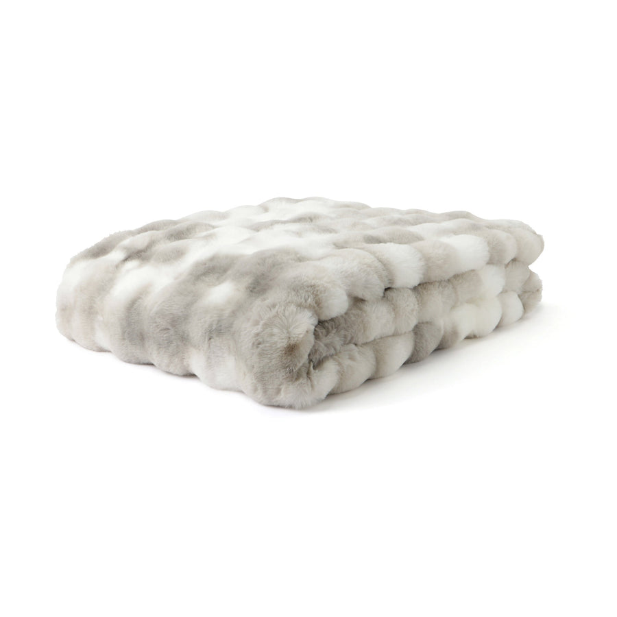 ポコモコファー こたつブランケット Φ1900 グレー