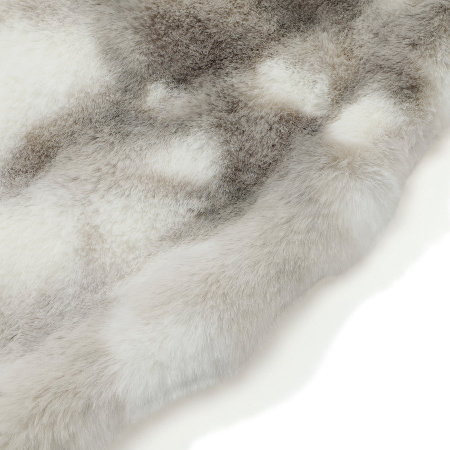 ポコモコファー こたつブランケット Φ1900 グレー