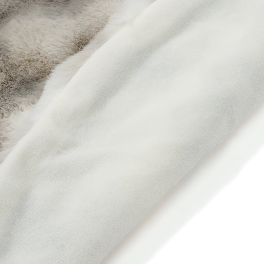 ポコモコファー こたつブランケット Φ1900 グレー