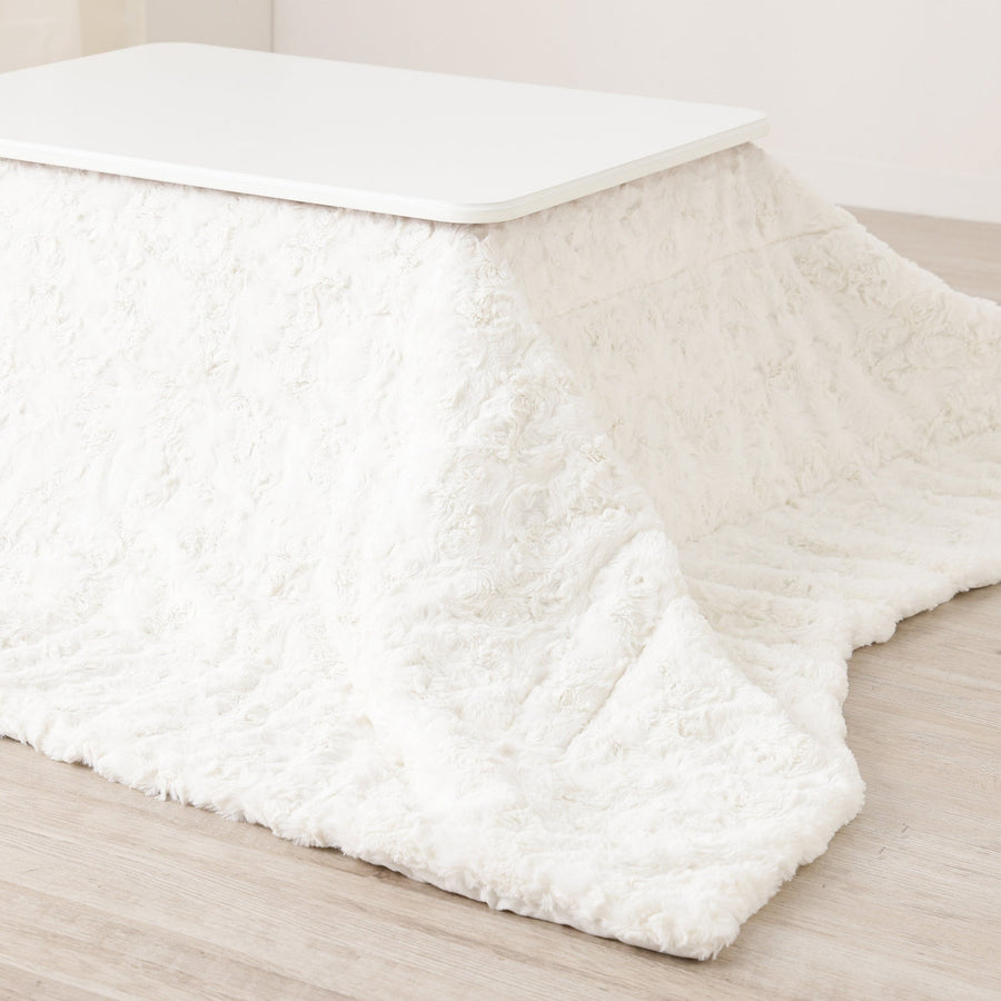 ボティーヌ こたつ布団 正方形 1900×1900 ホワイト