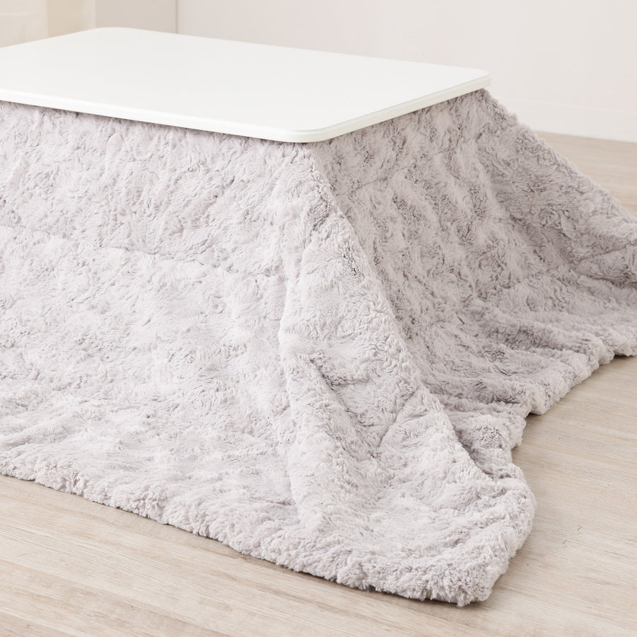 ボティーヌ こたつ布団 正方形 1900×1900 グレー