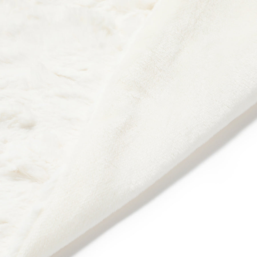 こたつ布団カバーになるブランケット 円形 φ1900 ホワイト