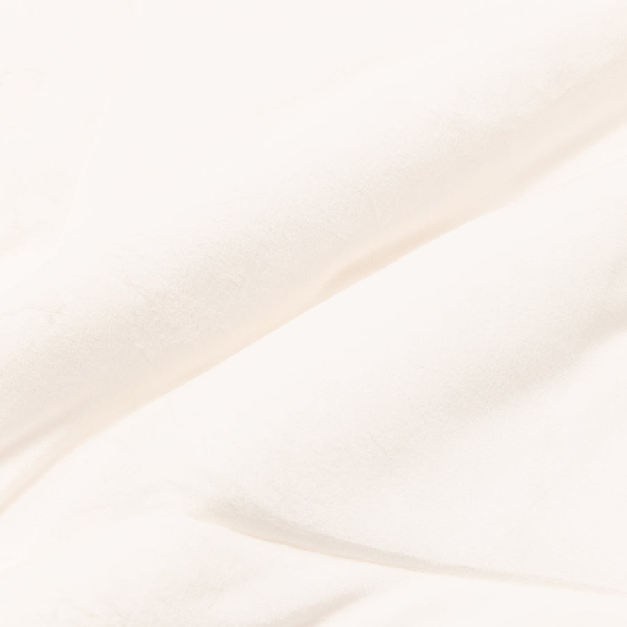 WARMY アルガンオイル加工 フリル ベッドパッド セミダブル ホワイト×ブラック