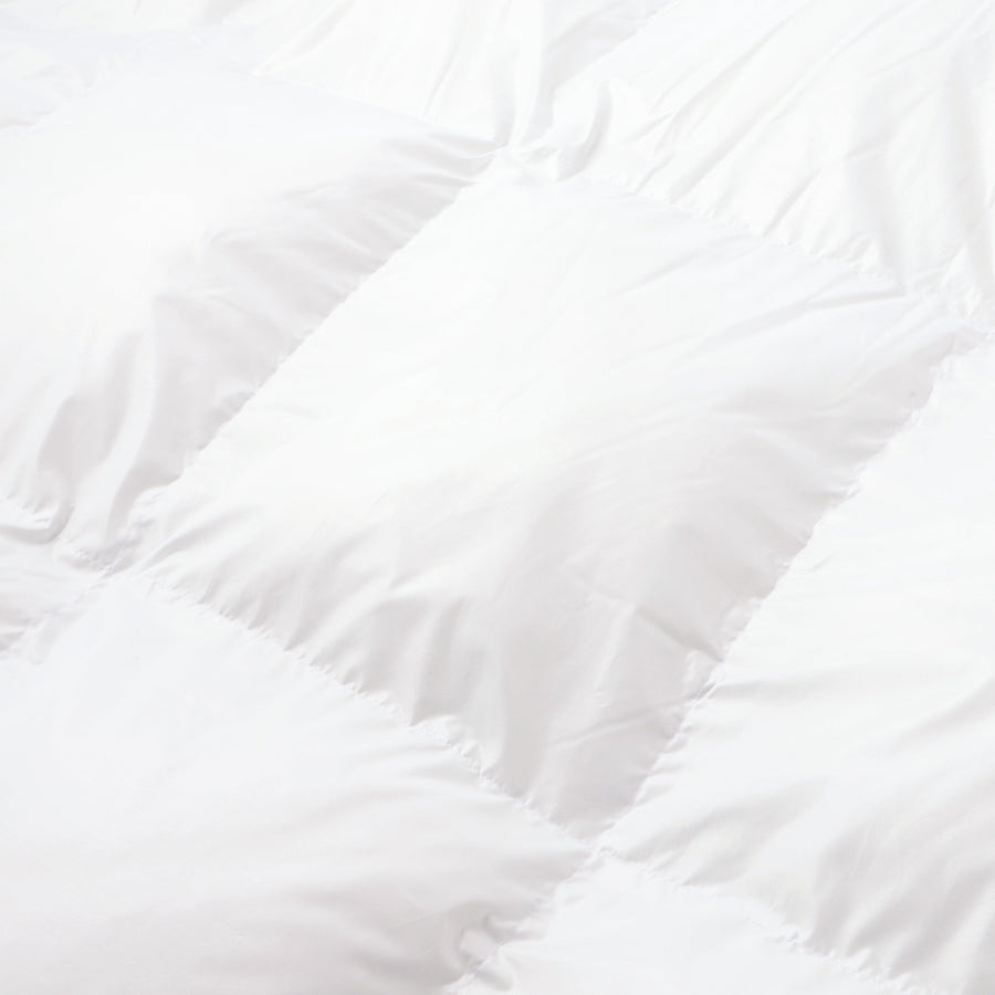 羽毛を使っていないふっくら布団 シングル ホワイト