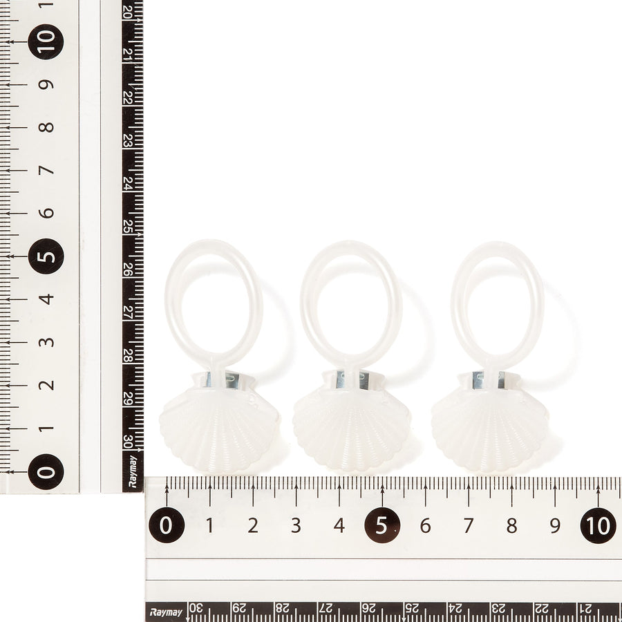 シェル クリップランナー リング 50×30 ゴールド（3個セット）