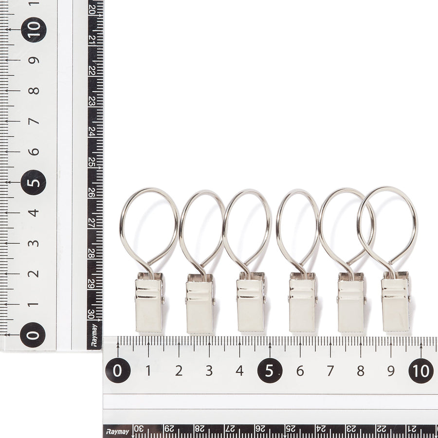 シンプル クリップランナー リング 50×8 シルバー（6個セット）
