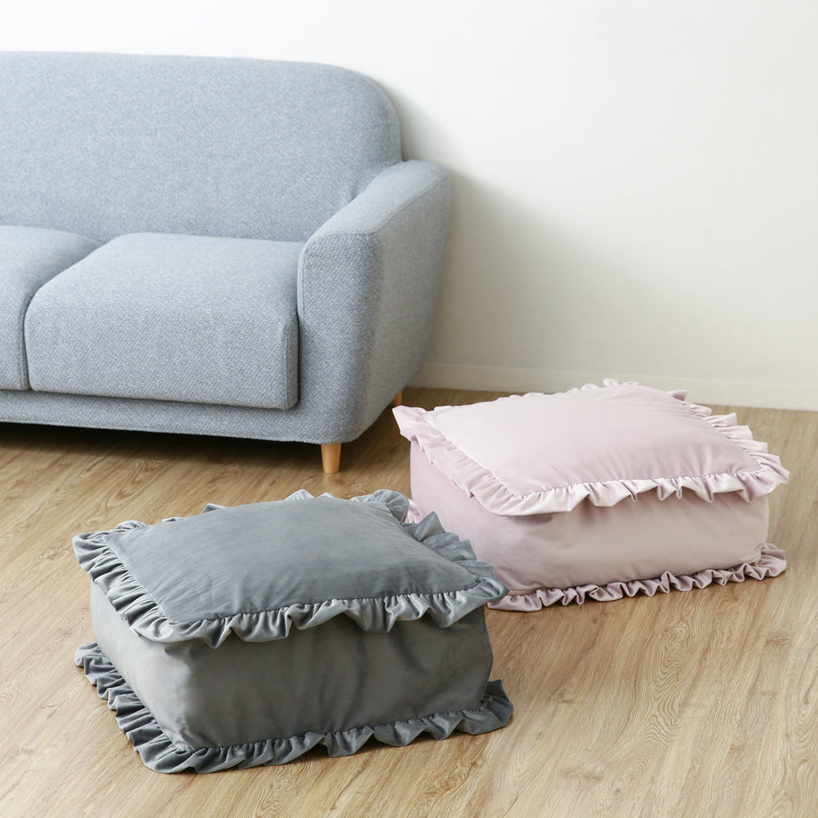 Cushion Futon Storage Case (Pink)