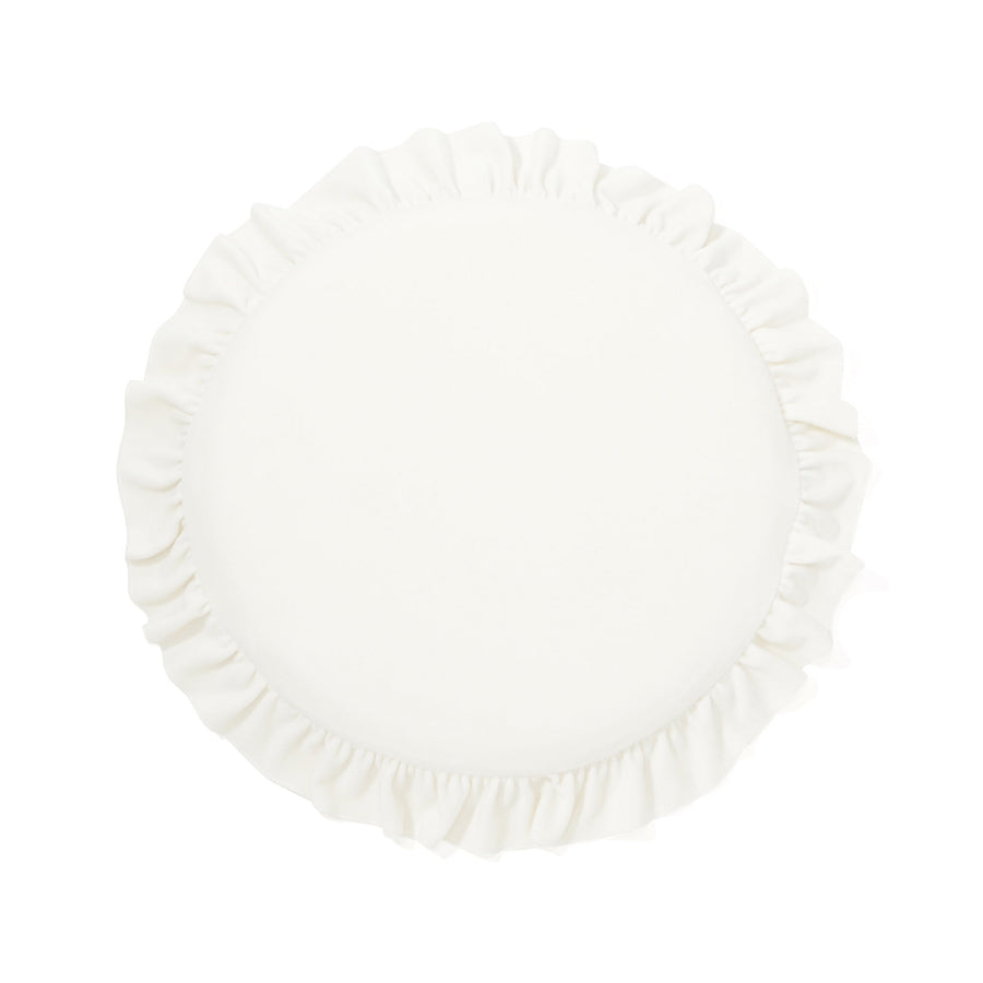 Frill Sedia Seat Cushion φ40 Ivory