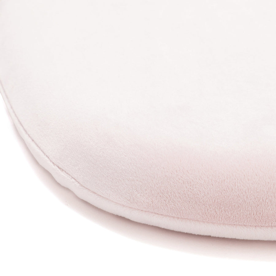 ロングリボン チェアシートクッション ピンク×ダークピンク