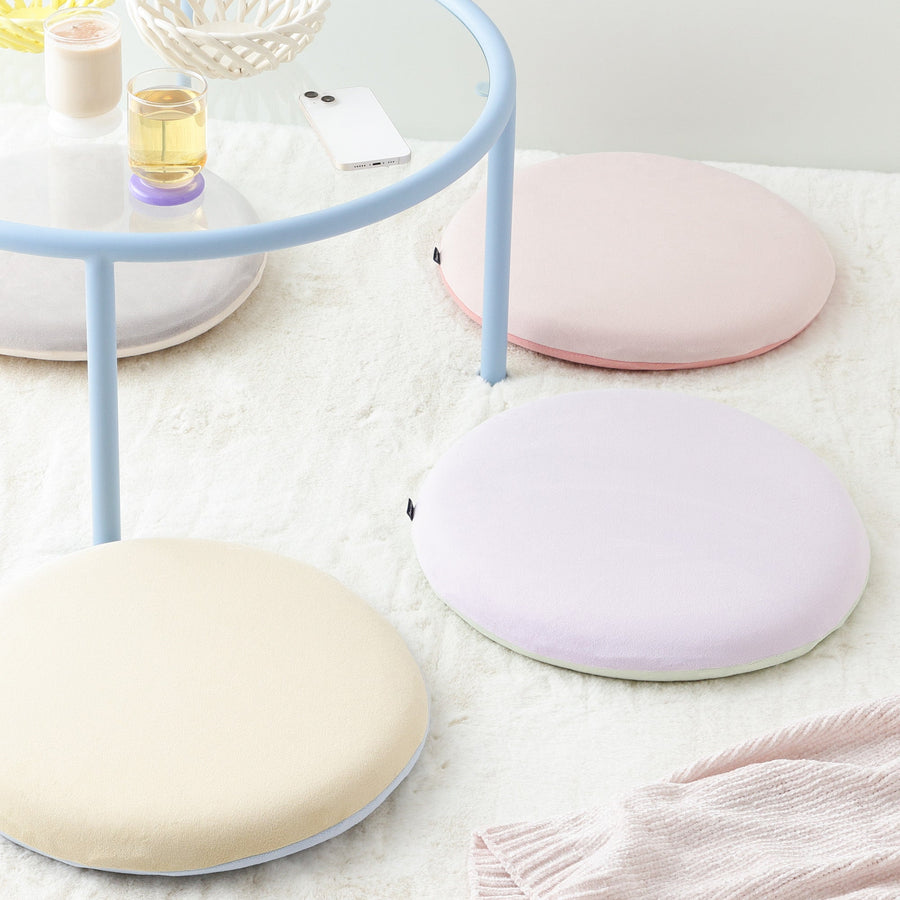 セディア シートクッション φ400 ダークピンク×ピンク