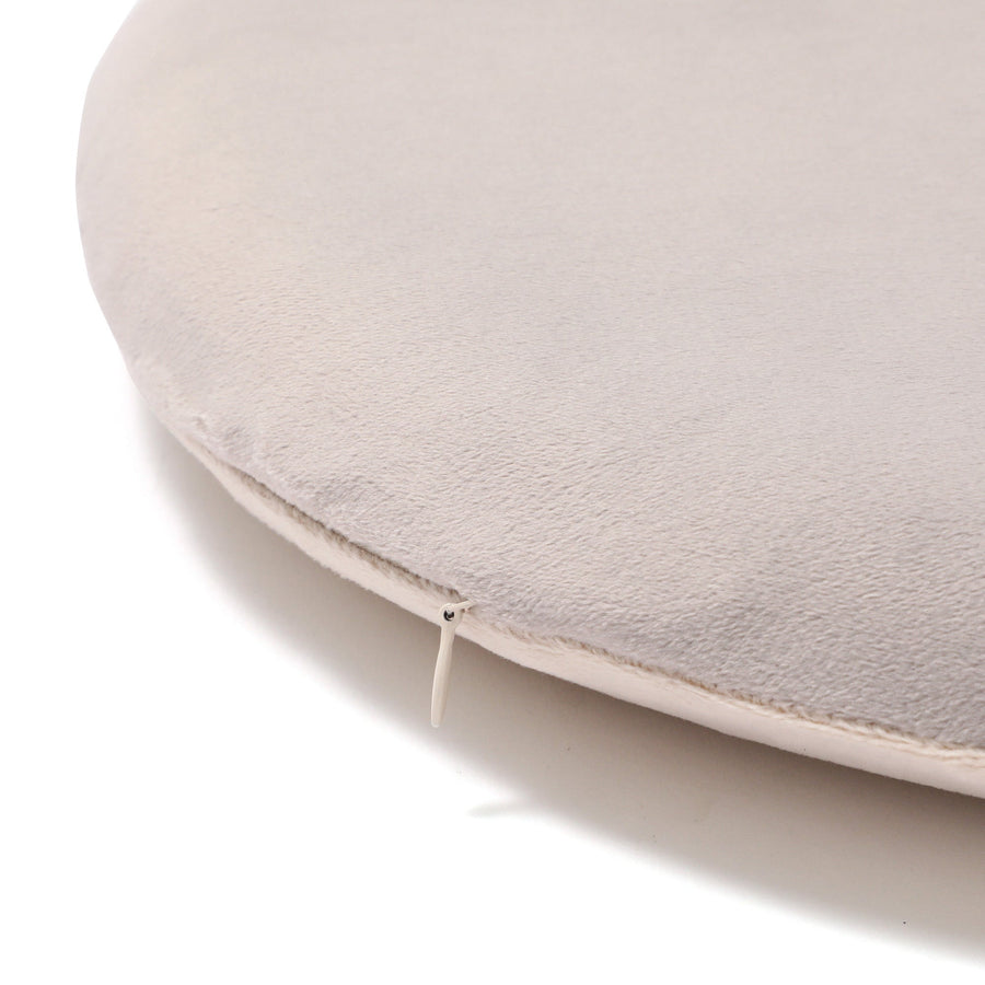 セディア シートクッション φ400 グレージュ×ライトベージュ