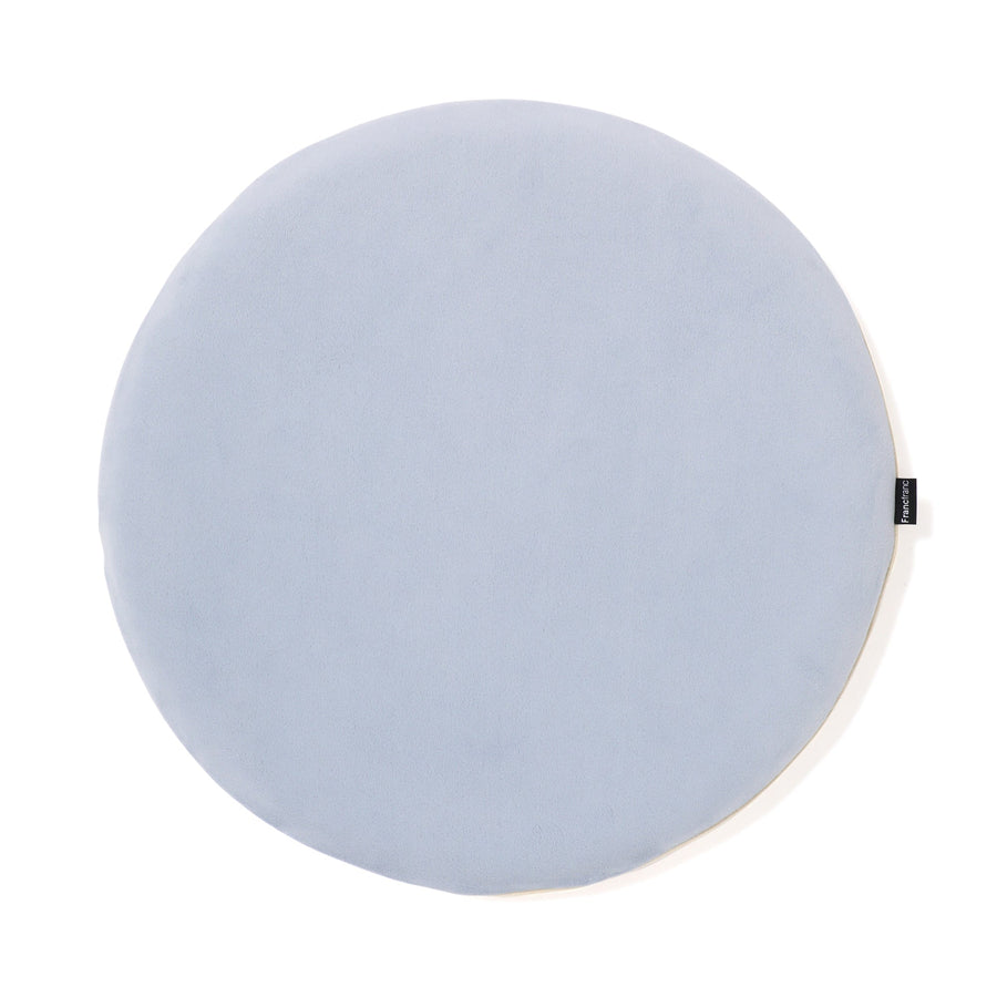 セディア シートクッション φ400 ライトブルー×イエロー