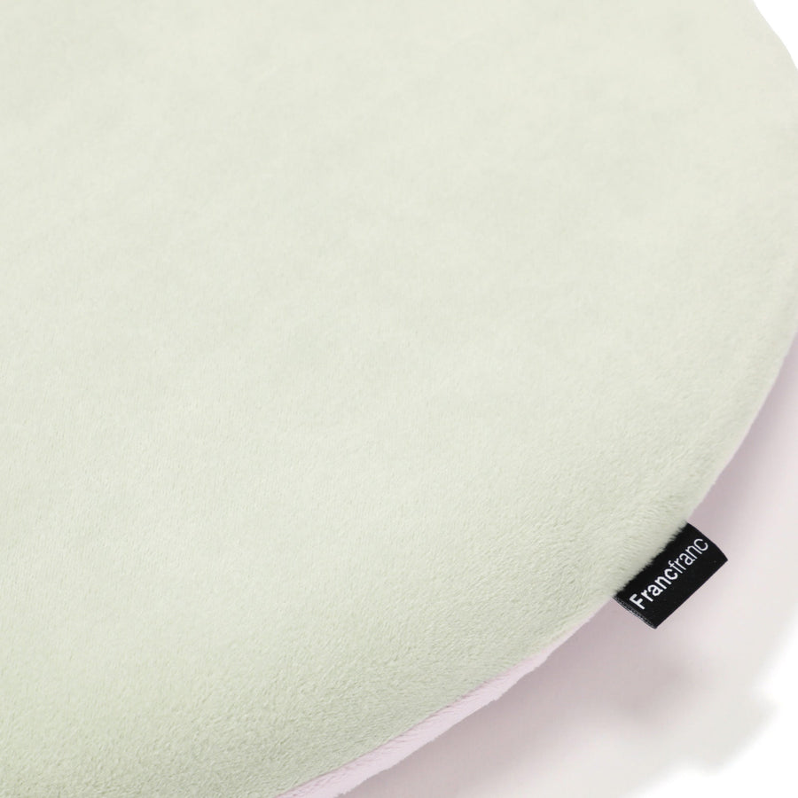 セディア シートクッション φ400 ライトグリーン×ライトパープル