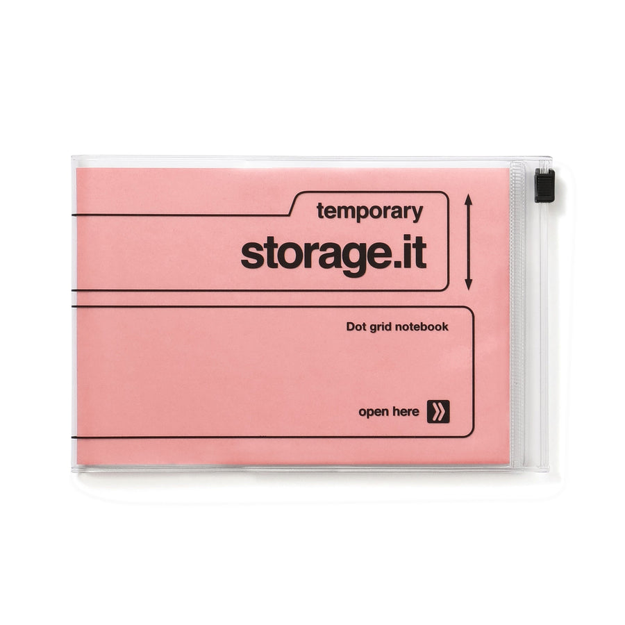 ノート ストレージイット 横型 ピンク