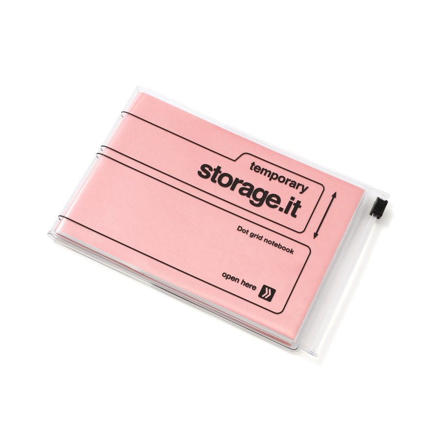 ノート ストレージイット 横型 ピンク