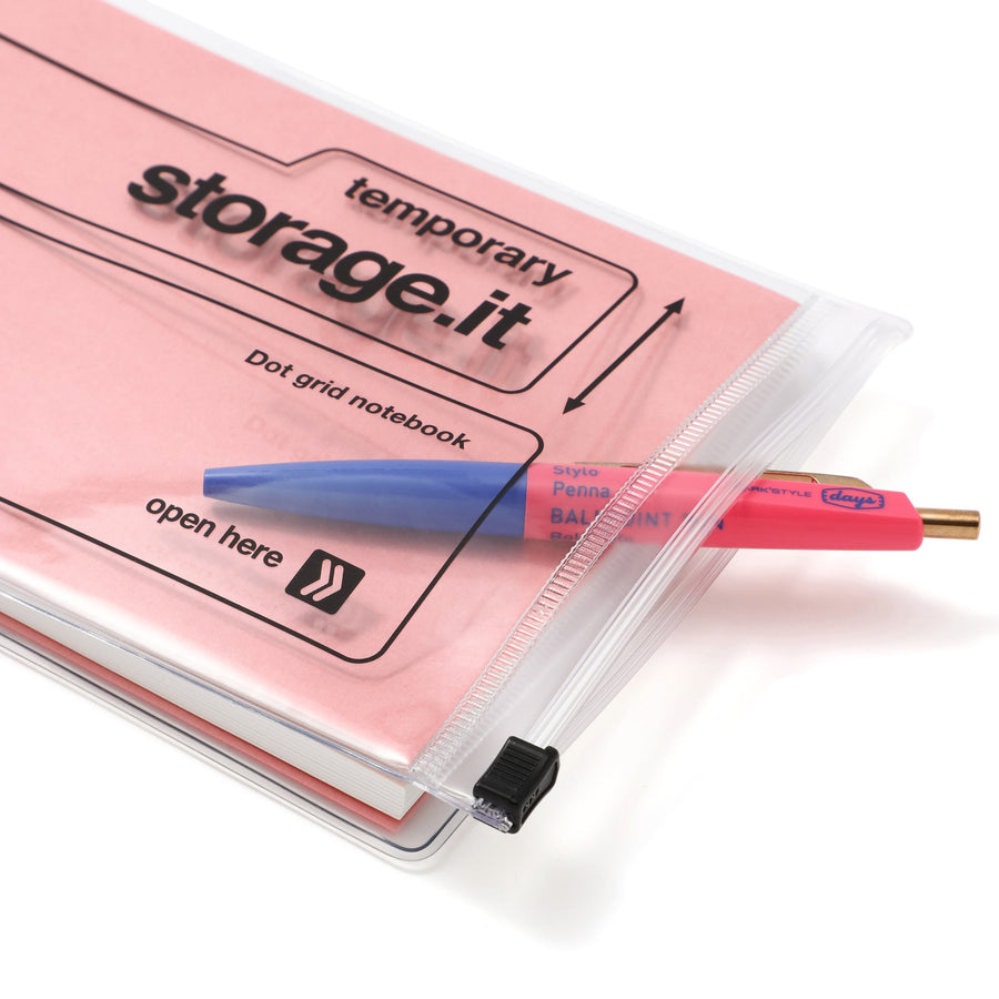ノート ストレージイット 横型 ピンク