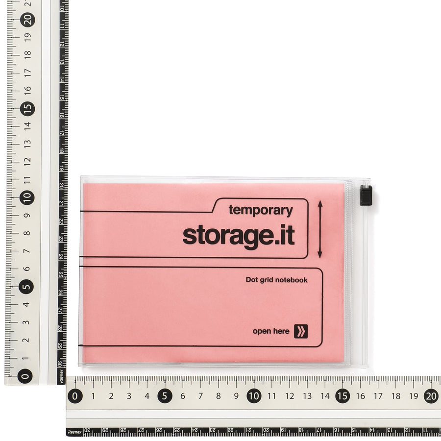 ノート ストレージイット 横型 ピンク