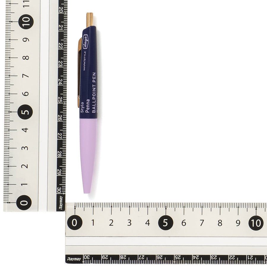 ミニボールペン マークスタイル パープル×ネイビー