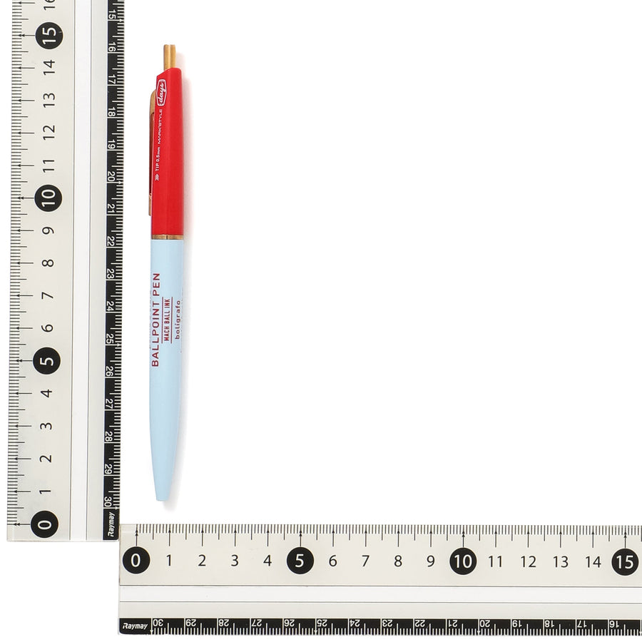 マッハインクボールペン マークスタイル ブルー×レッド