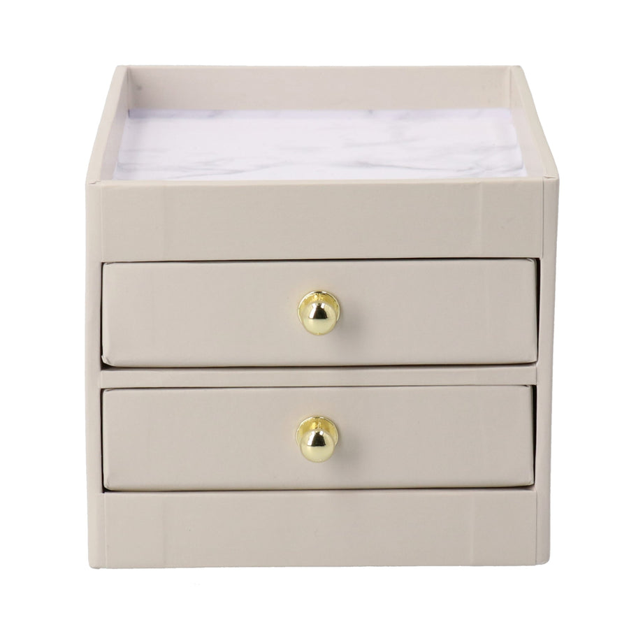 Petite Mini Chest 2 Drawers Grey