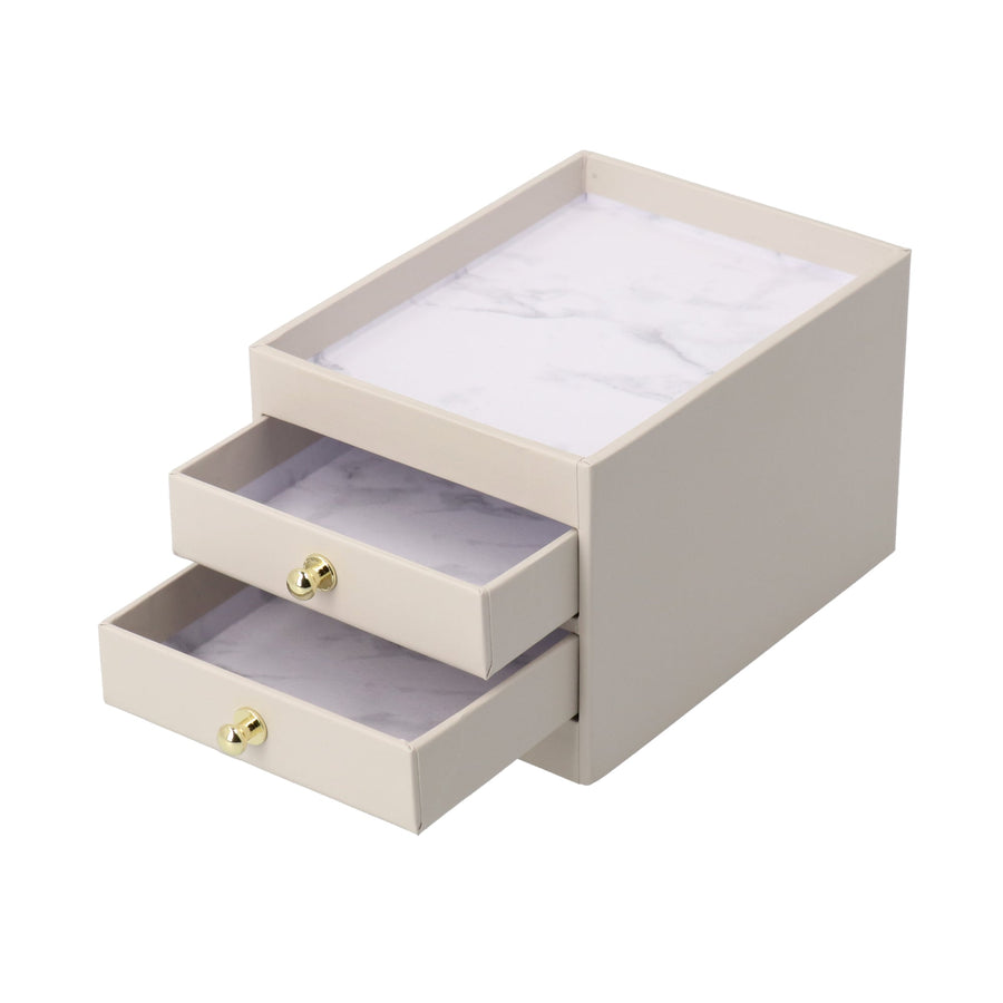 Petite Mini Chest 2 Drawers Grey