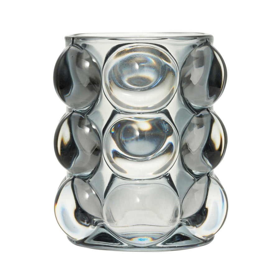 バブルガラス ペンスタンド グレー