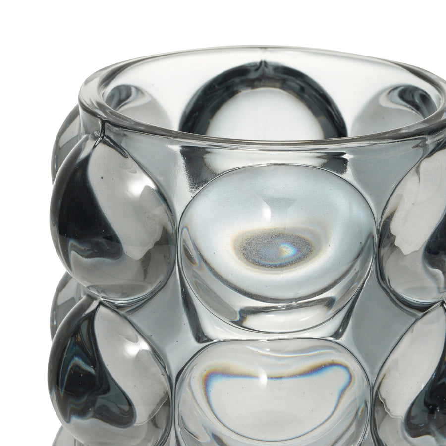 バブルガラス ペンスタンド グレー