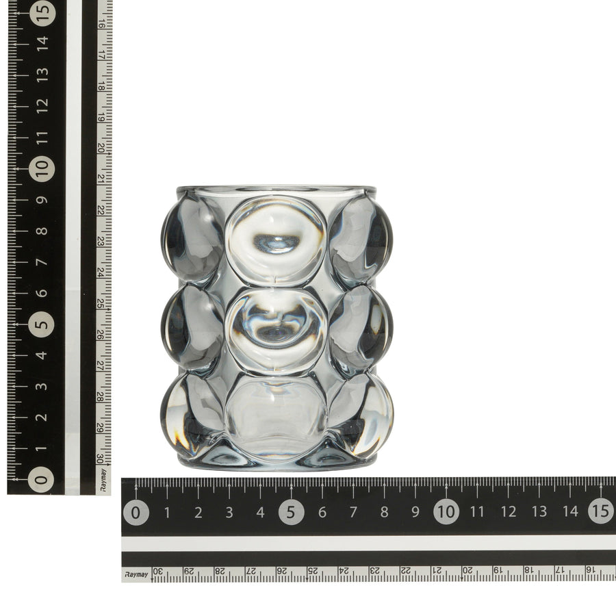 バブルガラス ペンスタンド グレー