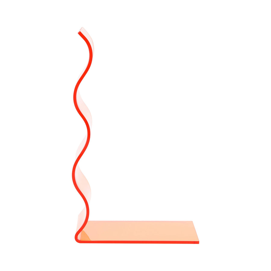 アクリル ウェーブ スタンド オレンジ