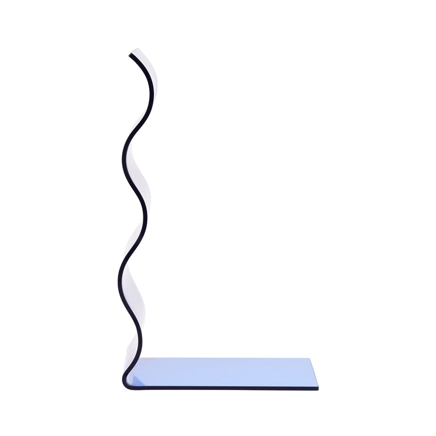 アクリル ウェーブ スタンド ブルー