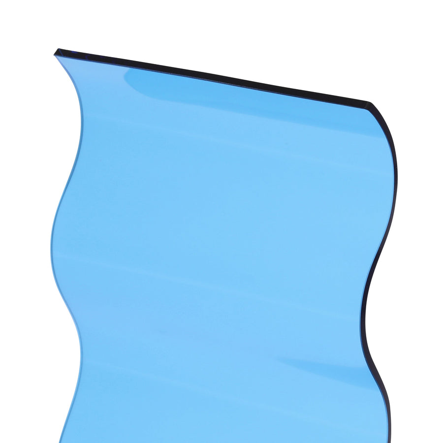 アクリル ウェーブ スタンド ブルー
