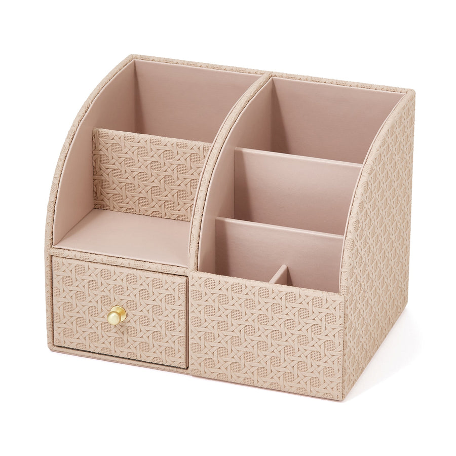 エンボス デスクオーガナイザー L ピンク