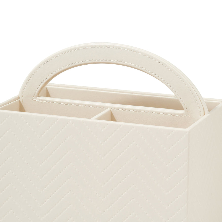 キルティング デスクオーガナイザー M アイボリー