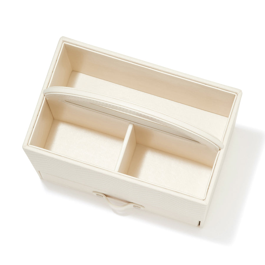 キルティング デスクオーガナイザー M アイボリー