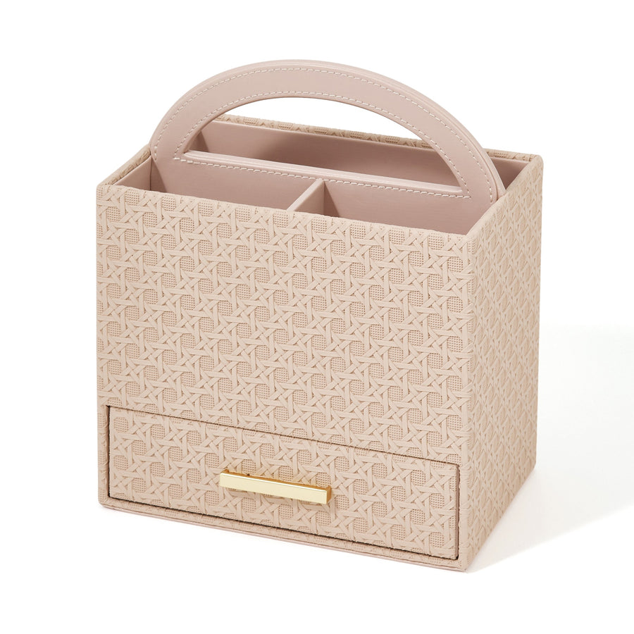 エンボス デスクオーガナイザー M ピンク