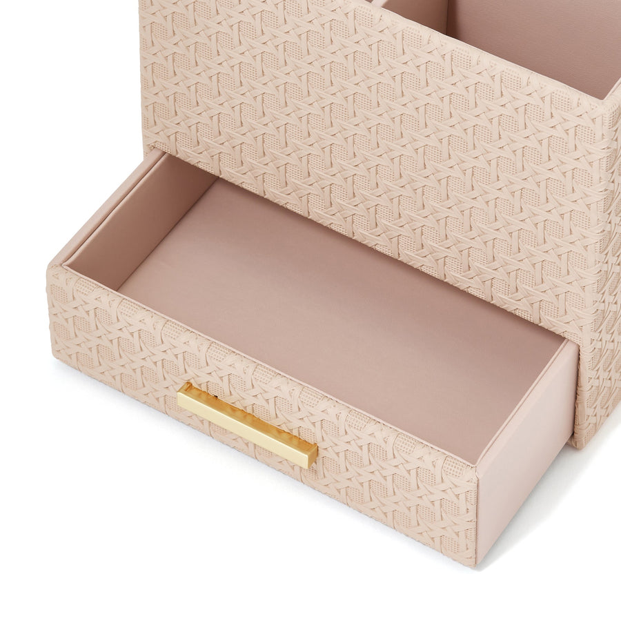 エンボス デスクオーガナイザー M ピンク