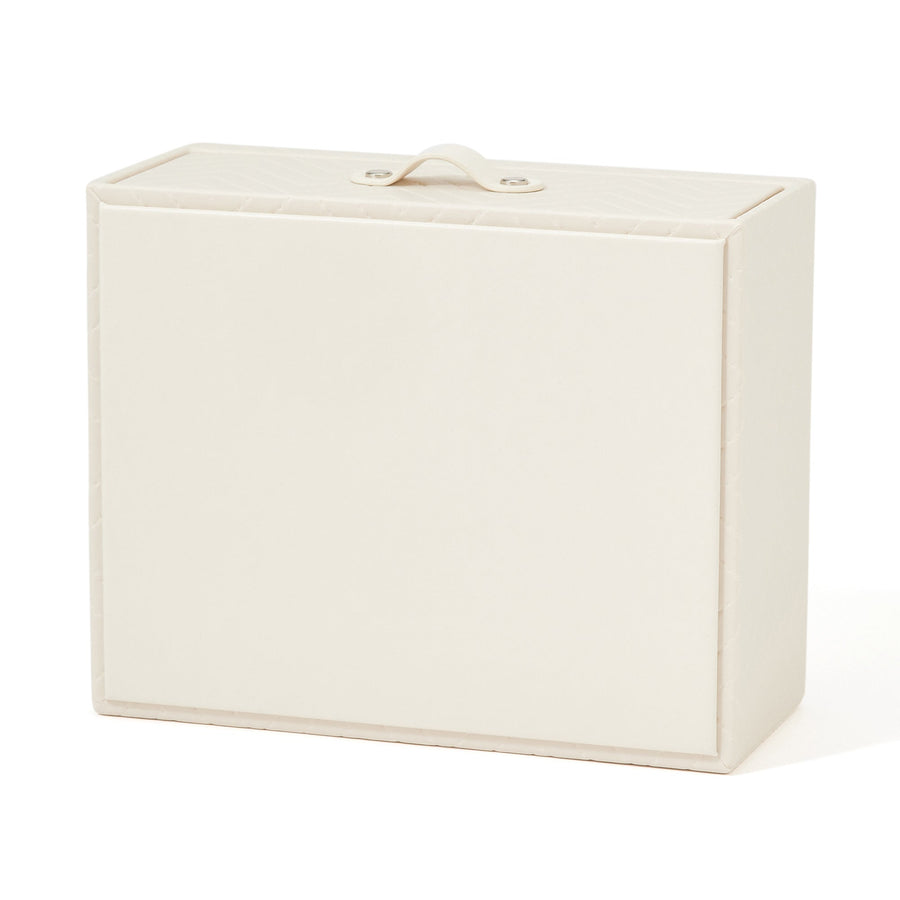 キルティング ステーショナリーボックス M アイボリー